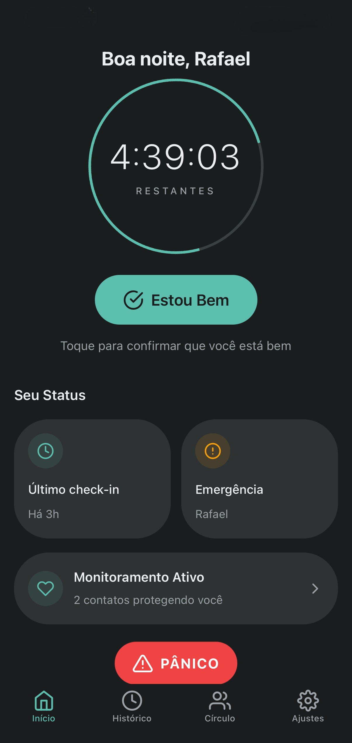 Manda Noticia - Timer e status